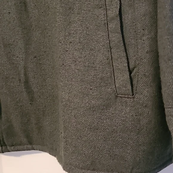 EDDIE BAUER MENS LINED SHIRT JACKET "FOREST NIGHT" GREEN SIZE XL - Picture 10 of 13